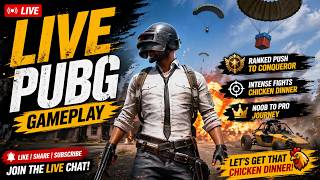 💥 Live PUBG Gameplay | Ranked Push | Noob to Pro