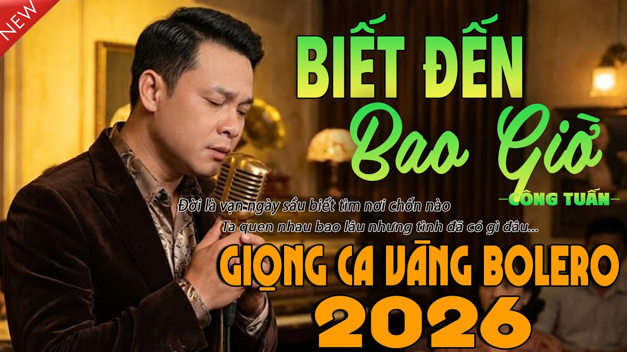 BIẾT ĐÊN BAO GIỜ - CÔNG TUẤN GIỌNG CA HIẾM CÓ KHÓ TÌM ➤ Liên Khúc Nhạc Lính 1975 Hải Ngoại BẤT HỦ