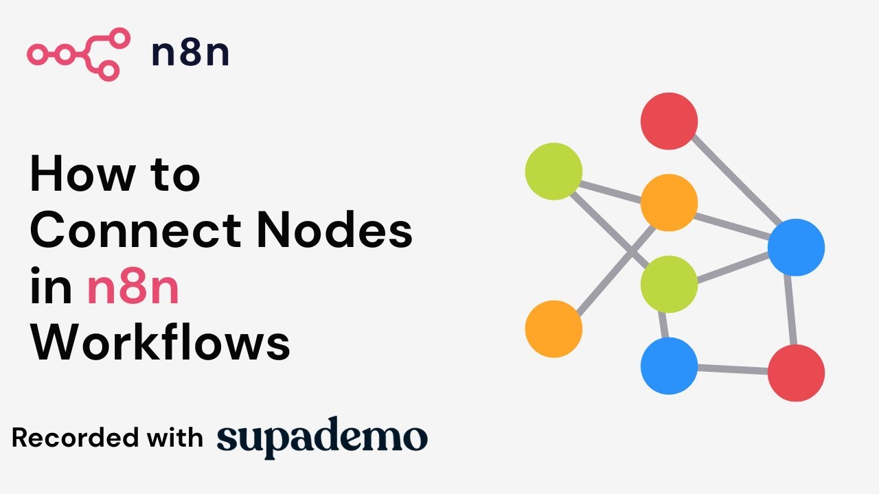 How to Connect Nodes in n8n Workflows - YouTube