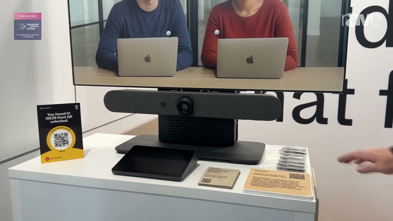 ISE 2026: Heckler Design Shows Off Heckler Express Install Tabletop Stand for Meeting Rooms