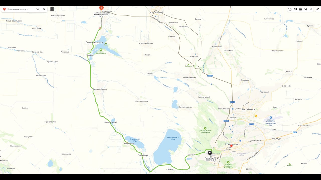 Новотроицкая-Ставрополь/Stavropol Territory, Novotroitskaya-Stavropol city (Road Travel Russia)