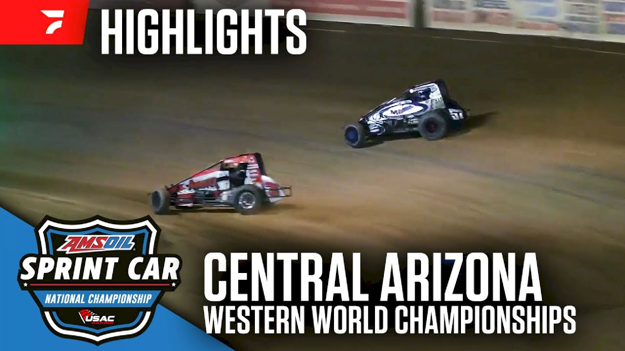 𝑯𝑰𝑮𝑯𝑳𝑰𝑮𝑯𝑻𝑺: USAC AMSOIL National Sprint Cars | Central Arizona Raceway ...