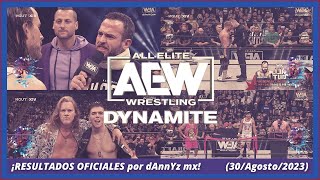 Resultados de AEW Dynamite 30/Agosto/2023 (¡Show después de All In, Cassidy vs Penta y más!)