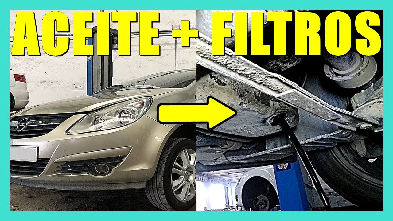 🩸Cambiar ACEITE + FILTROS OPEL CORSA D | Mantenimiento completo✅