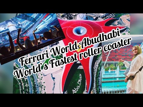 Ferrari world AbuDhabi || 2021Tour|TurboRide|kids friendly rides|Aesthetic Alleys