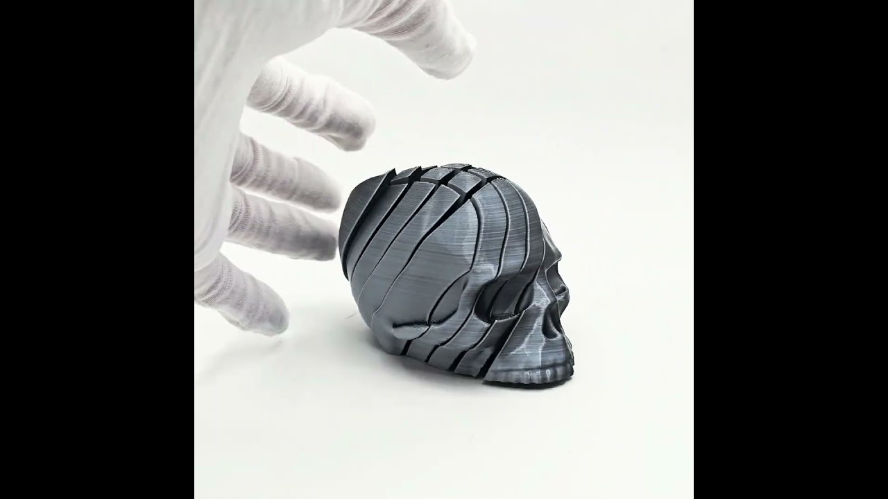Branded Slime Skull Fidget by FilliFuu | Download free STL model