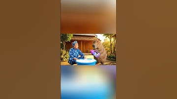 Capy giúp bà giặt đồ và cái kết #capybara