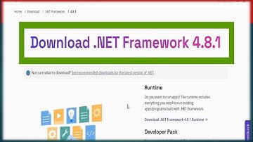 How To Download And Install .NET Framework On Windows 11/10/8/7