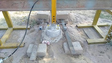 Pile pull out testing ceg test house & research center