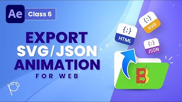 Export SVG,JSON Animation for web in After Effects 2021(Hindi) #motiondesign #aftereffects