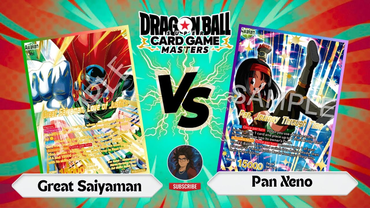🤯 EPIC SHOWDOWN⚡| Great Saiyaman vs Pan Xeno | 🃏 Dragón ball Super Card Game Master DRAGÓN 🐉