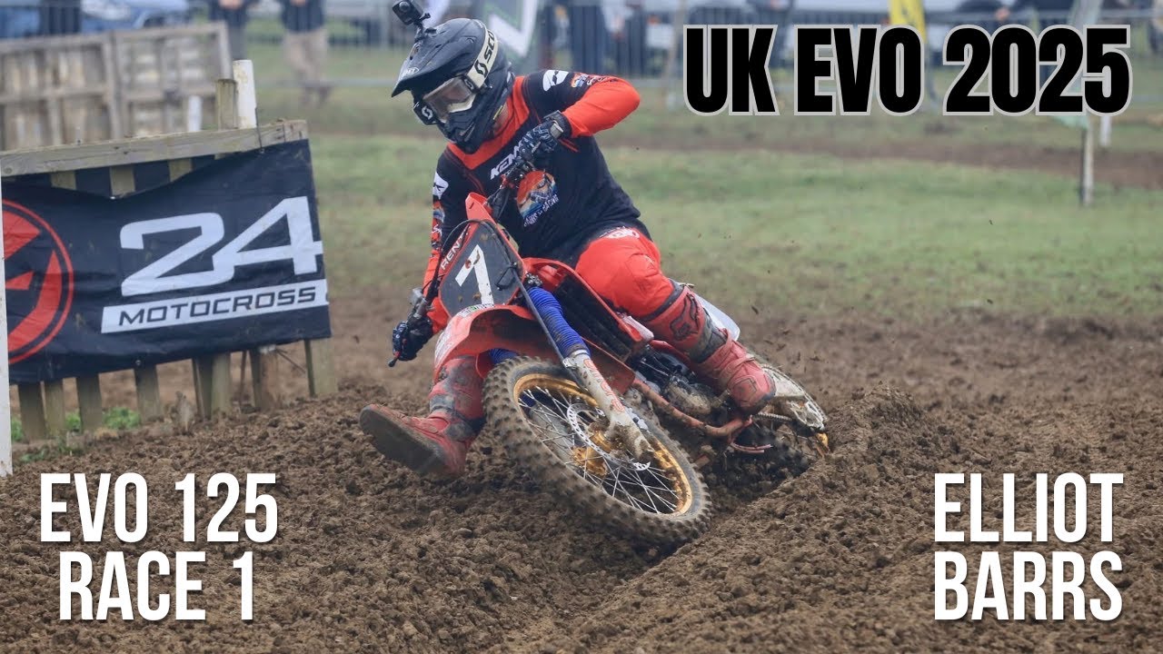 RAW 360 GoPro. North Nibley 2025 Evo 125 Race 1.