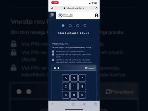 Video: Kako Spremeniti PIN