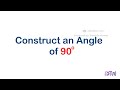 90 degree angle || how to construct 90 degree angle by compass Mp3 Song