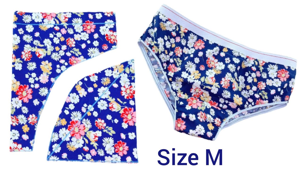 Ladies Cotton Underwear Cutting &Stitch ing Very Easy Sewing Underwear
