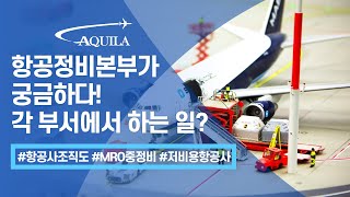 항공정비본부가 궁금하다! 각 부서에서 하는 일? #항공사조직도 #MRO중정비 #저비용항공사