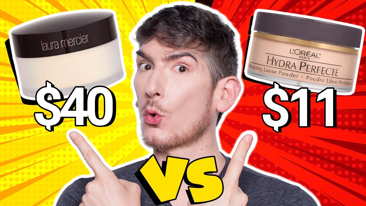 Polvos Laura Mercier Vs Loreal 😱 Cual es Mejor ? 💁🏼 Drugstore Vs Alta Gama.