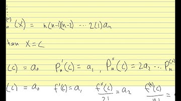 Calc II 2013 9.7 Taylor Polynomials