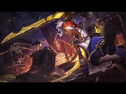 League of Legends - Fans of designing extremely high quality Pirate Ekko Skin