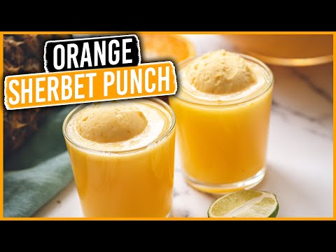 Orange Sherbet Punch