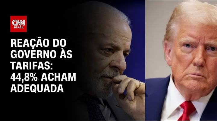 Atlas: 44,8% consideram "adequada" reação do governo ao tarifaço de Trump | BASTIDORES CNN