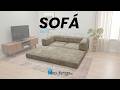 Video de Sofá Cama Relax Nest Pana 2 Plazas Gris Claro 182 cm