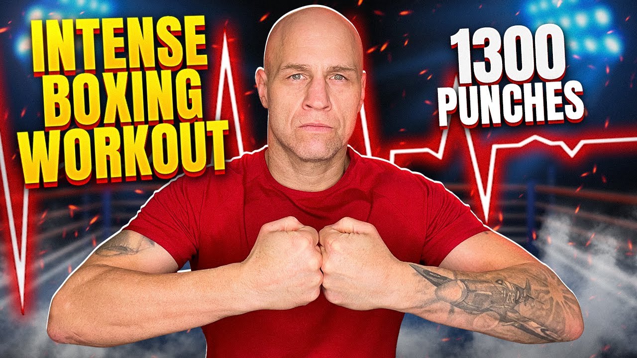 1300 Punch Intense Boxing Workout 812 Rounds YouTube