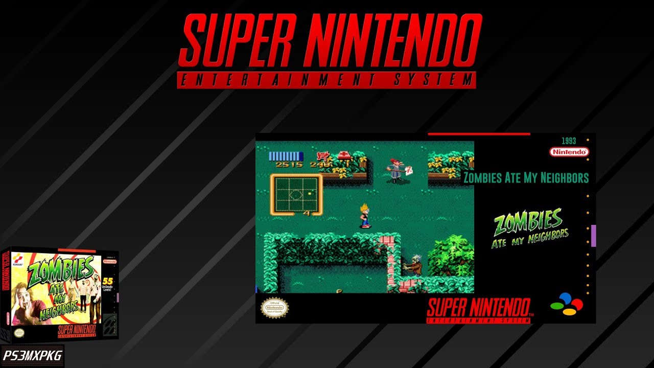 ZOMBIES ATE MY NEIGHBOURS RETRO PS3 PKG