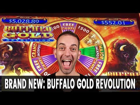 🔴-brand-new-🎰-buffalo-gold-revolution-slot-machine-with-brian-christopher