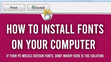 how to download fonts and  installation on mac pc windows 10 and 7