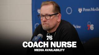 Philadelphia 76ers Postgame Media Availability 🎙️ | Coach Nurse | 10.25.26