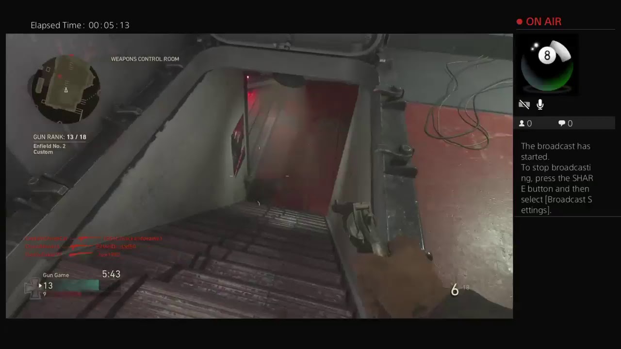 rogy8's 2nd Broadcast - COD WW2 Gun Game