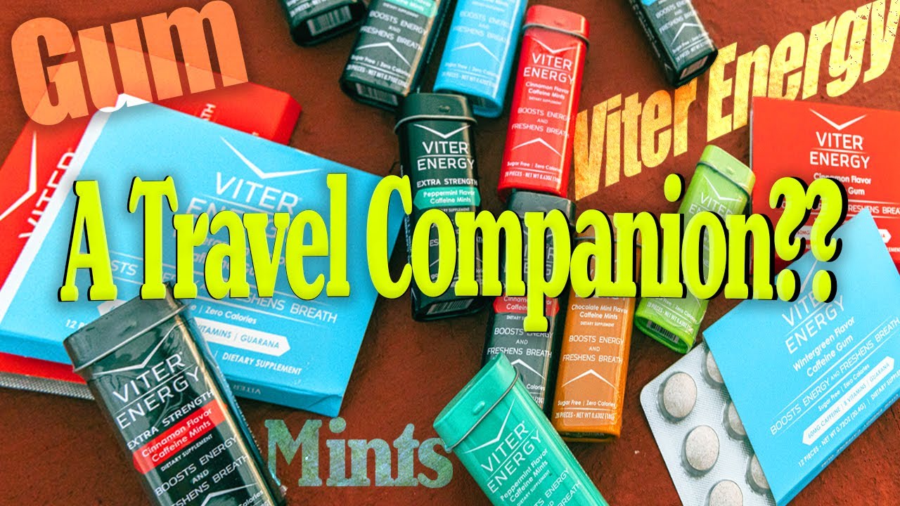 Viter Energy Review | Caffeinated Energy Mints & Gum | A Travel Companion