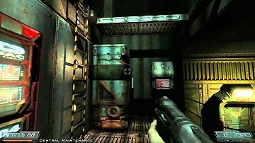 Doom 3 BFG Edition PC - Monorail Skybridge [Level 12 - Part 1/1]