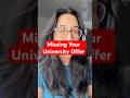 Missing your university offer #university #ucas #conditionaloffer #uni #uk #ukuni #year13 #ucastrack
