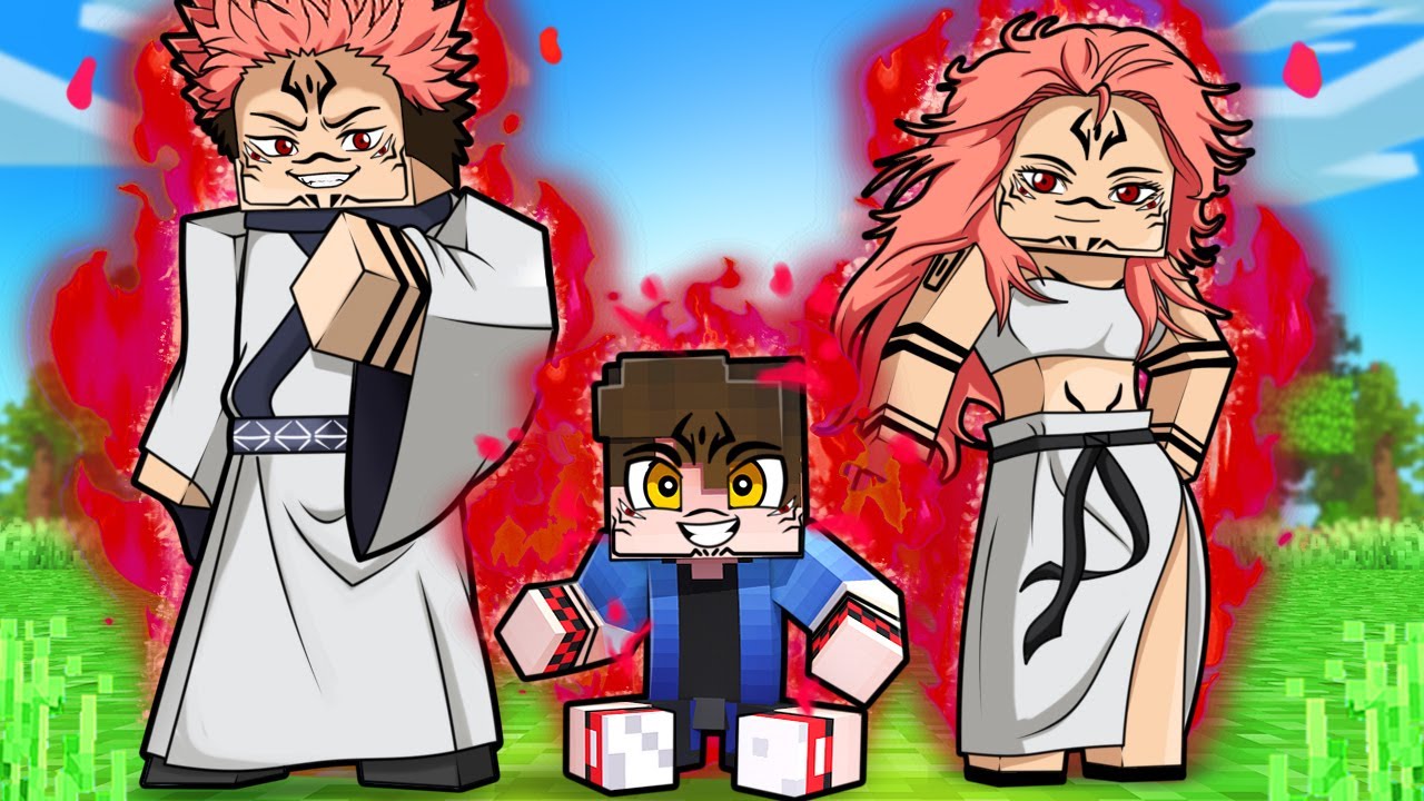 O FILHO do SUKUNA Virou o REI das MALDIÇÕES no JUJUTSU KAISEN Minecraft