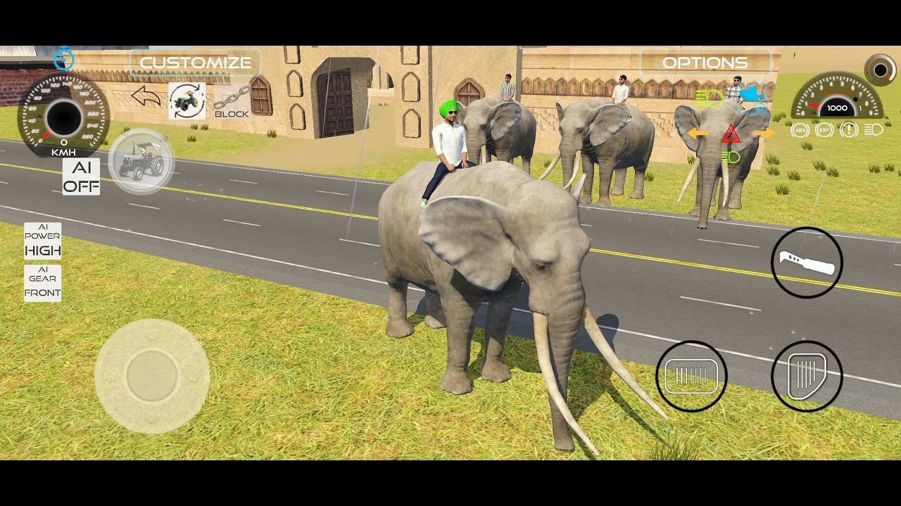 || Char Hathi And || Off Road || 🔥🔥 || Android phone || Trending || Modified Tractor ||