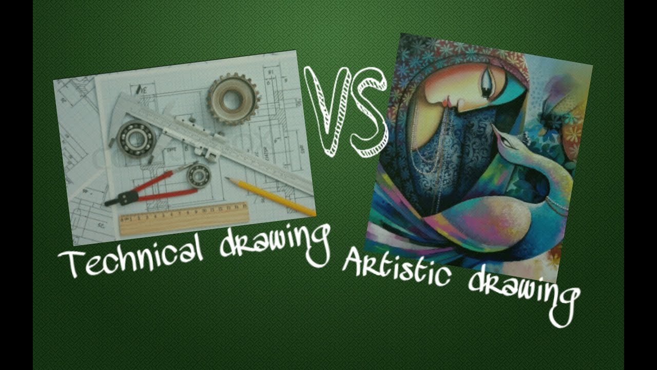 Difference between Technical Drawing and Artistic Drawing | technical