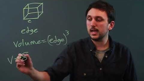 How to Find the Length of the Edge of a Cube if You Only Have the Volume