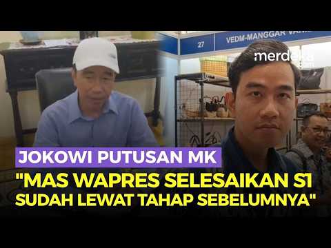 Jokowi soal Putusan MK Ijazah Gibran: Mas Wapres Selesaikan S1 Sudah Lewati Tahap Sebelumnya SMA