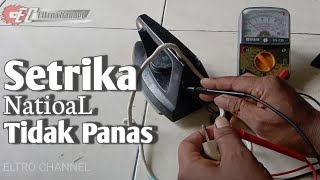 Mudah || Memperbaiki Setrika Mati TotaL || Cara perbaiki Setrika Tidak bisa panas