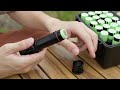 Kiwifotos durable storage cases for AA AAA 18650 21700 batteries