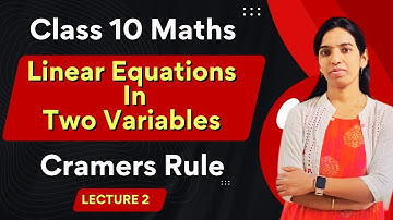 Determinant | Cramer