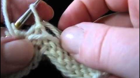 [KnitFreedom] Fixing a Dropped Purl Stitch