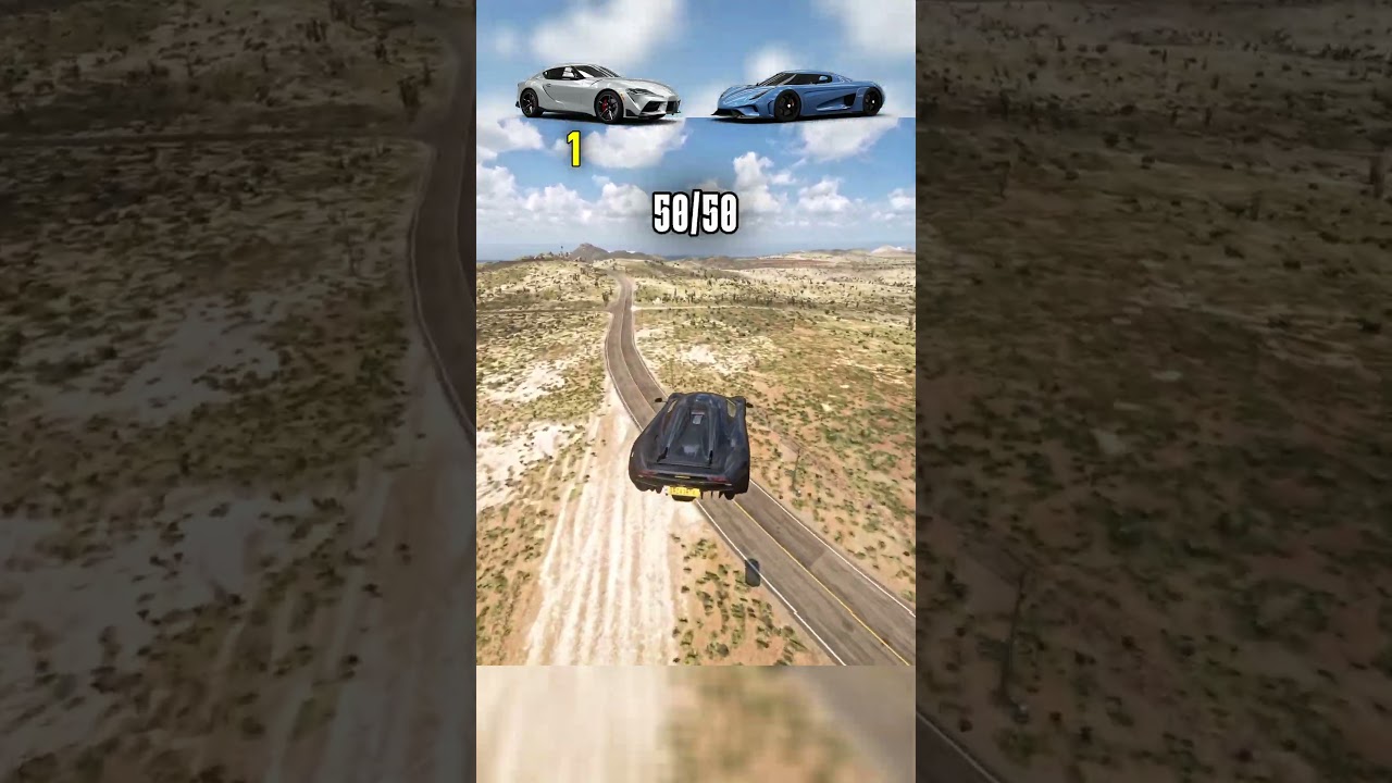 Toyota Supra MK5 против Koenigsegg Regera