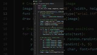 captcha generater #coding #education #programmer #developer #python #tecnologia #goviral #shortvideo