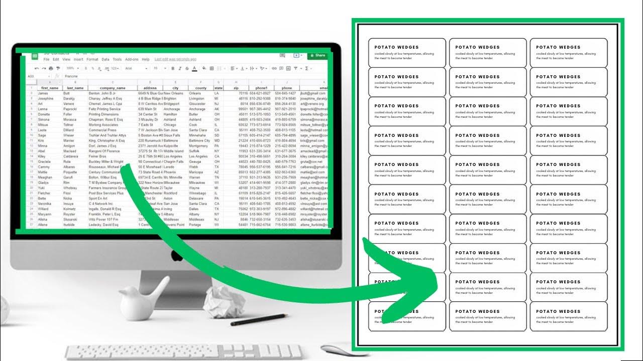 Print Address Labels From Google Sheets Free