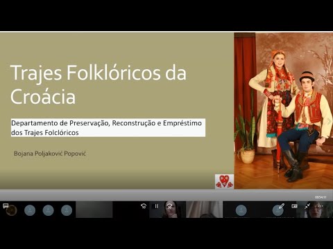 Vídeo: Trajes folclóricos croatas masculinos e femininos