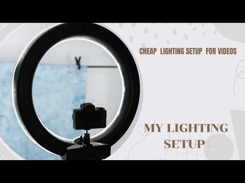 Light Setup for YouTube video At home|How to setup room for YouTube ...