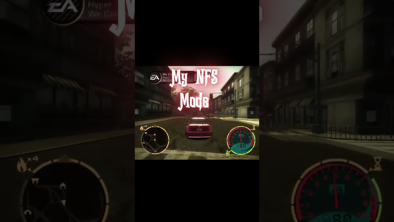 Normal Mode VS NFS Mode.  #nfsgamers #automobile #games #needforspeed